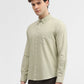 Pista Green Solid Slim Fit Casual Shirt | Greenfibre