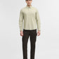 Pista Green Solid Slim Fit Casual Shirt | Greenfibre