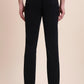 Black Printed Super Slim Fit Casual Trouser | Greenfibre