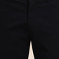 Black Printed Super Slim Fit Casual Trouser | Greenfibre