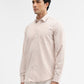 Khaki Striped Smart Fit Semi Casual Shirt | Greenfibre