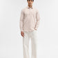 Khaki Striped Smart Fit Semi Casual Shirt | Greenfibre