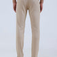 Fawn Solid Slim Fit Club Wear Trouser | Greenfibre