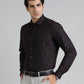 Wine Printed Slim Fit Party Wear Shirt | Greenfibre