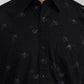 Black Printed Smart Fit Semi Casual Shirt | Greenfibre