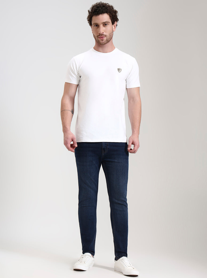 Mid Blue Washed Urban Fit Jeans | Greenfibre