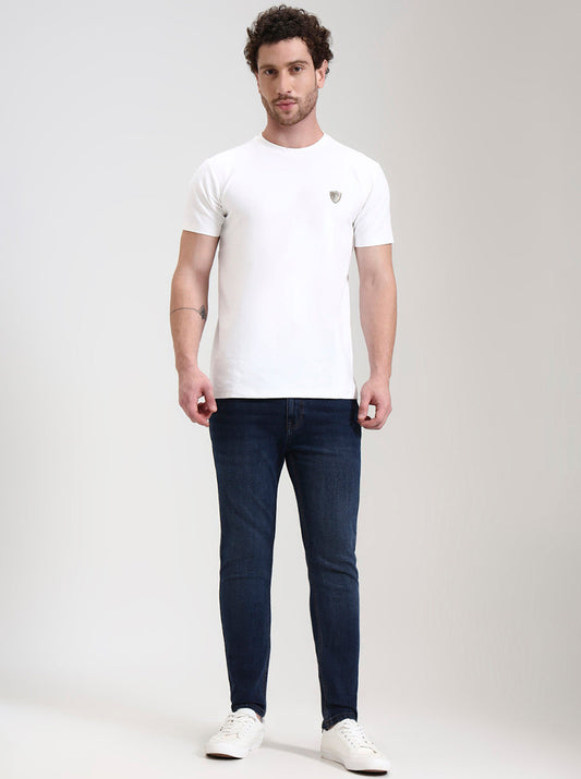Mid Blue Washed Urban Fit Jeans | Greenfibre