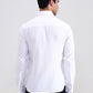 White Solid Slim Fit Casual Shirt | Greenfibre