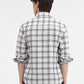White & Black Checked Slim Fit Casual Shirt | Greenfibre
