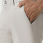 Light Grey Dobby Super Slim Fit Casual Trouser | Greenfibre