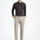 Brown & Blue Checked Slim Fit Formal Shirt | Greenfibre