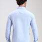 Blue Solid Slim Fit Casual Shirt | Greenfibre