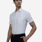 White Checked Regular Fit Formal Shirt | Greenfibre