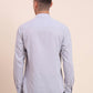 Grey Solid Slim Fit Casual Shirt | Greenfibre