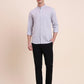 Grey Solid Slim Fit Casual Shirt | Greenfibre