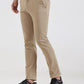 Camel Solid Super Slim Fit Casual Trouser | Greenfibre