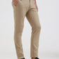 Camel Solid Super Slim Fit Casual Trouser | Greenfibre
