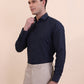 Blue Checked Slim Fit Formal Shirt | Greenfibre