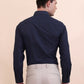 Blue Checked Slim Fit Formal Shirt | Greenfibre