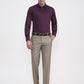 Purple Printed Slim Fit Party Wear Shirt | Greenfibre