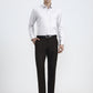 Cream Printed Slim Fit Formal Shirt | Greenfibre