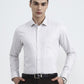 Cream Printed Slim Fit Formal Shirt | Greenfibre