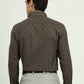 Brown & Blue Checked Regular Fit Formal Shirt | Greenfire