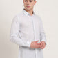 Sky Blue Printed Slim Fit Casual Shirt | JadeBlue