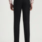 Black Solid Slim Fit Formal Trouser | Greenfibre