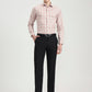 Black Solid Slim Fit Formal Trouser | Greenfibre