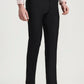 Black Solid Slim Fit Formal Trouser | Greenfibre