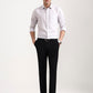 Brown Solid Slim Fit Formal Trouser | Greenfibre