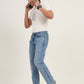 Light Blue Washed Straight Fit Jeans | Greenfibre