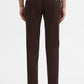 Coffee Solid Super Slim Fit Casual Trouser | Greenfibre