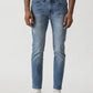 Mid Blue Washed Urban Fit Jeans | Greenfibre