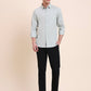 Pista Green Solid Slim Fit Casual Shirt | Greenfibre