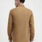 Fawn Solid Tailored Fit Semi Casual Shirt | Greenfibre