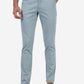 Stone Grey Solid Neo Fit Casual Trouser | Greenfibre