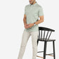 Light Grey Solid Neo Fit Casual Trouser | Greenfibre