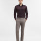 Maroon Printed Slim Fit Party Wear Shirt | Greenfibre
