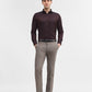 Maroon Printed Slim Fit Party Wear Shirt | Greenfibre