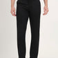Black Solid Slim Fit Casual Trouser | Greenfibre