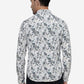 White Printed Slim Fit Casual Shirt | Greenfibre