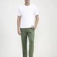 Green Solid Slim Fit Track Pant | Greenfibre