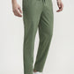 Green Solid Slim Fit Track Pant | Greenfibre