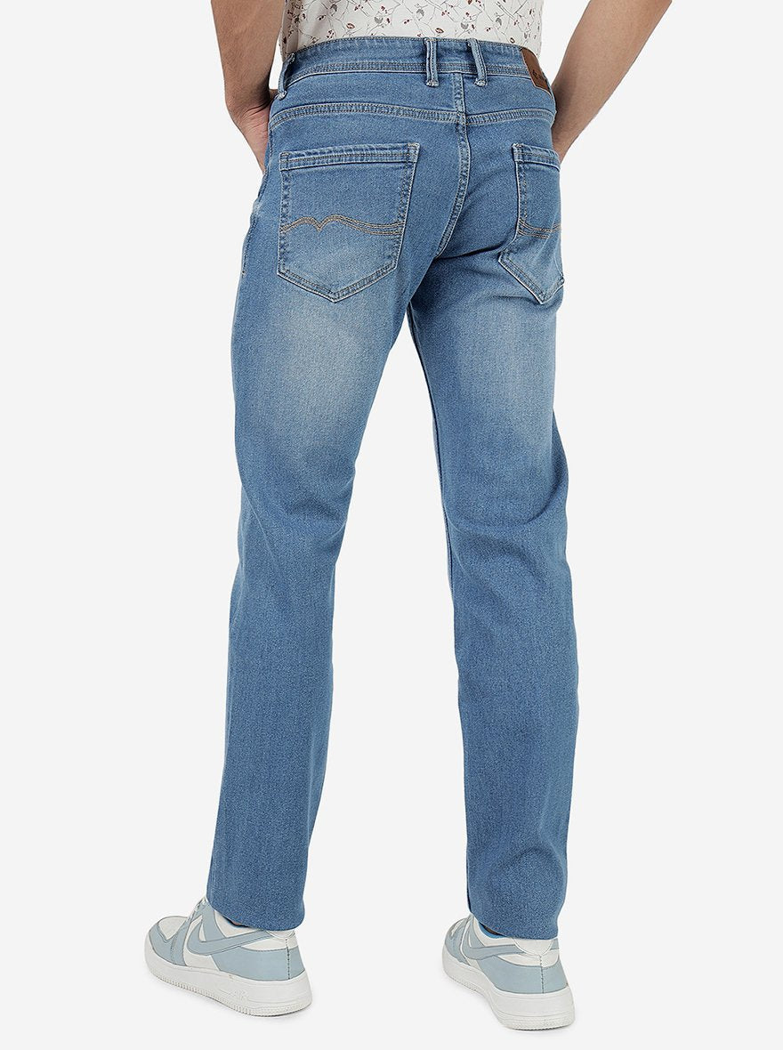 River Blue Washed Narrow Fit Jeans | Greenfibre