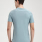 Mint Green Solid Slim Fit T-Shirt | Greenfibre