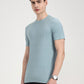 Mint Green Solid Slim Fit T-Shirt | Greenfibre