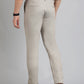 Beige Solid Slim Fit Club Wear Trouser | JB Studio