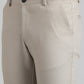 Beige Solid Slim Fit Club Wear Trouser | JB Studio